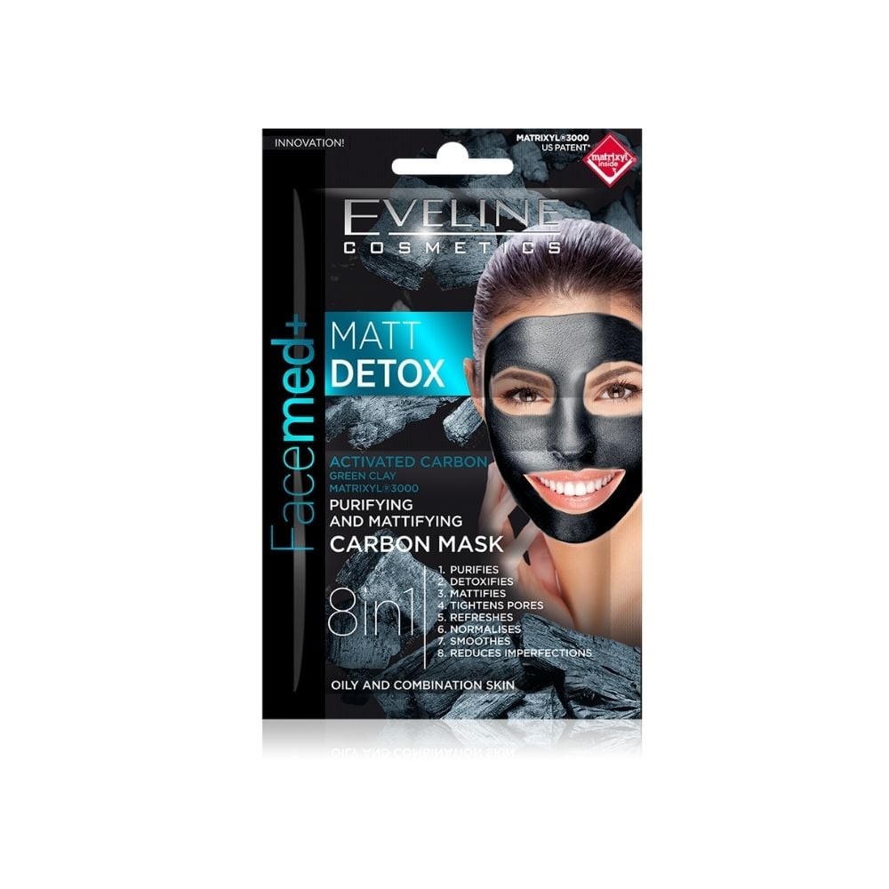 Eveline Mattifying Detox Purifying and Mattifying Carbon Mask 